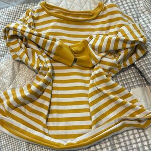 Arizona Crop Top long sleeve Yellow t